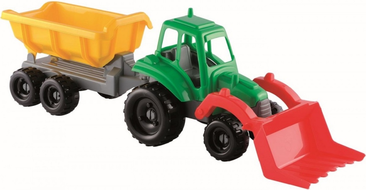 Imaginea produsului 'Jucărie: Tractor cu remorcă'
