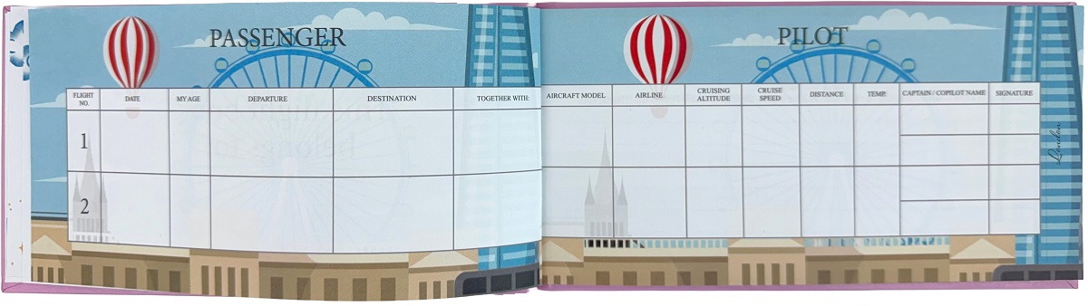 Imaginea produsului 'Jurnal de zbor: Roz'