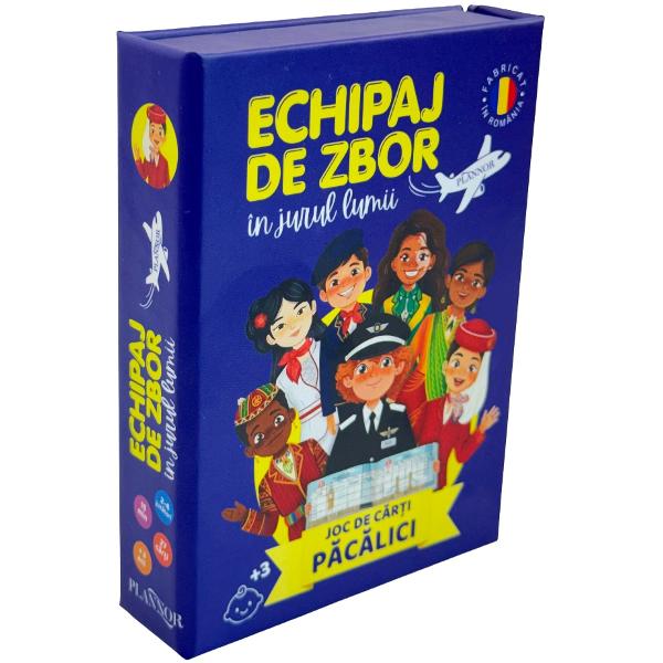 Joc de carti: Pacalici. Echipaj de zbor in jurul lumii