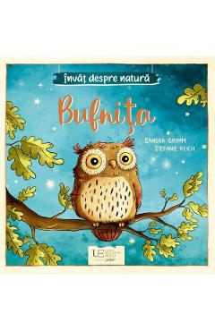 Coperta cărții 'Învăț despre natură. Bufnița - Sandra Grimm'