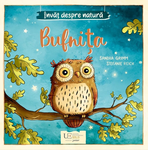 Coperta cărții 'Învăț despre natură. Bufnița - Sandra Grimm'