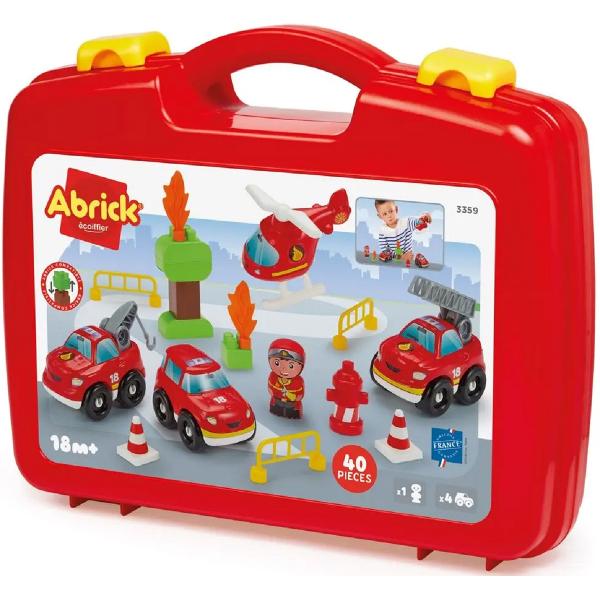 Set de joaca Abrick: Trusa pompier
