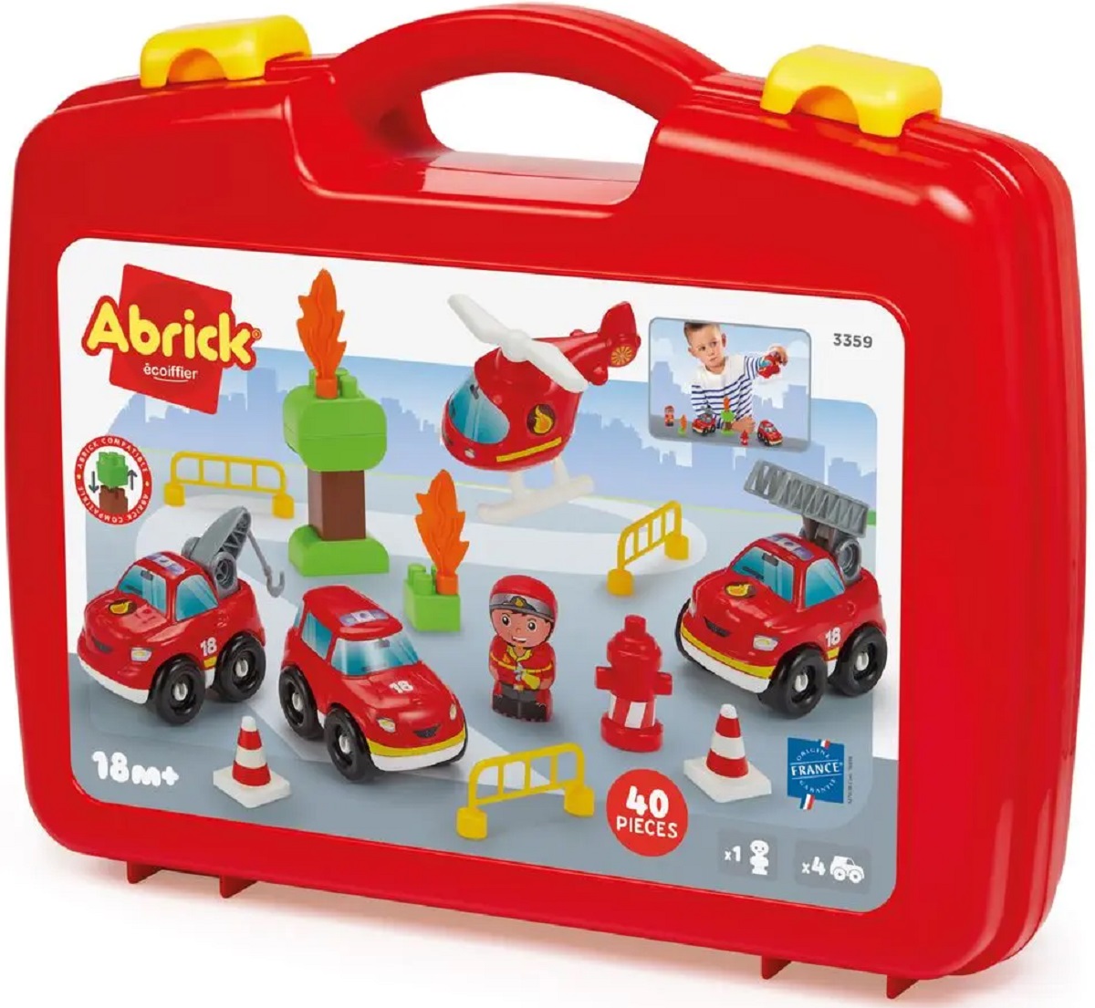 Imaginea produsului 'Set de joacă Abrick: Trusă pompier'