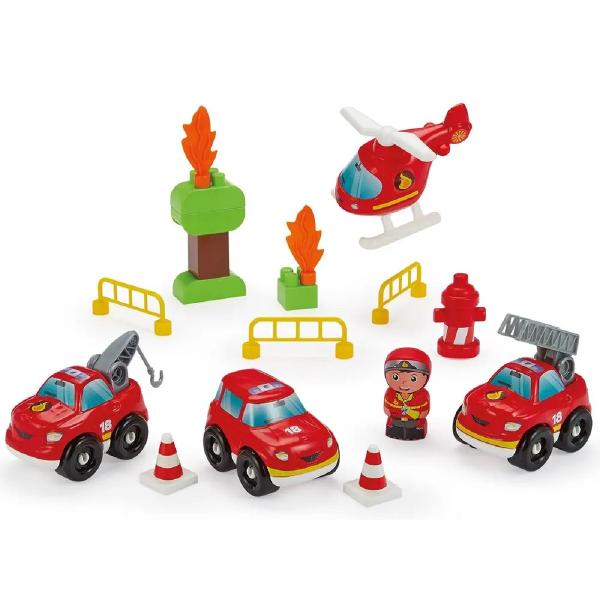 Set de joaca Abrick: Trusa pompier