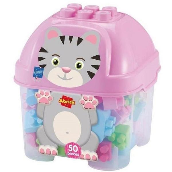 Set constructie 50 piese Abrick: Pisica