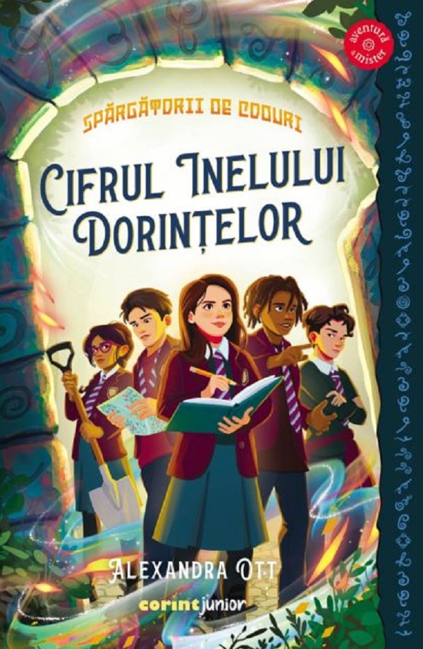 Coperta cărții 'Spărgătorii de coduri. Cifrul inelului dorințelor - Alexandra Ott'