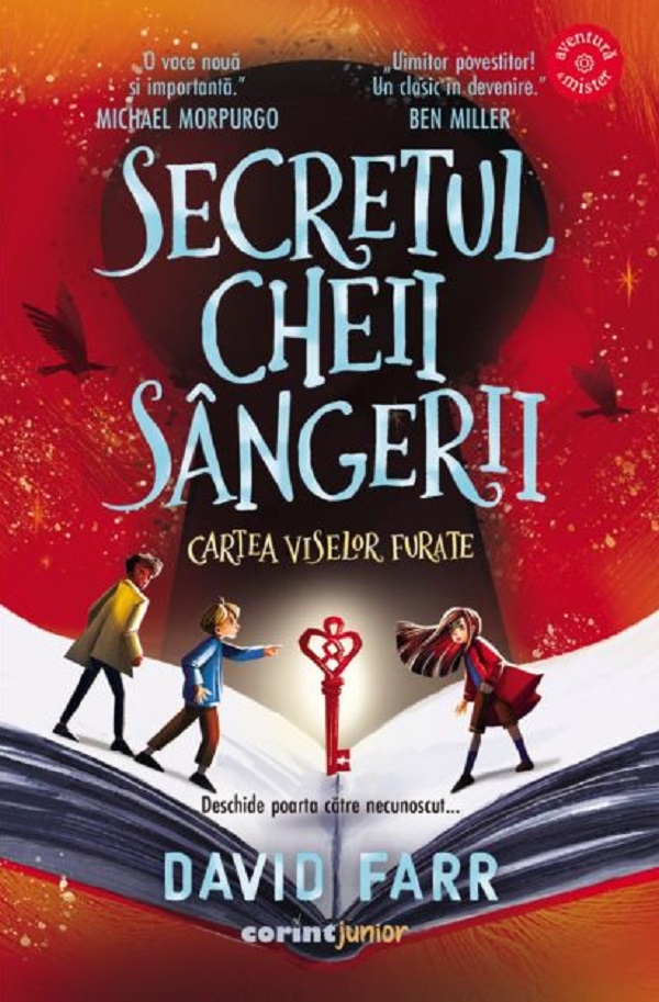 Coperta cărții 'Secretul cheii sângerii. Cartea viselor furate - David Farr'