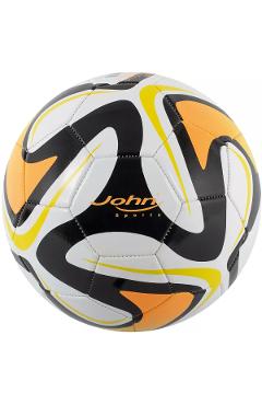 Imaginea produsului 'Minge de fotbal: Alb cu negru și portocaliu. John Sports'