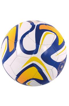 Imaginea produsului 'Minge de fotbal: Alb cu albastru și portocaliu. John Sports'