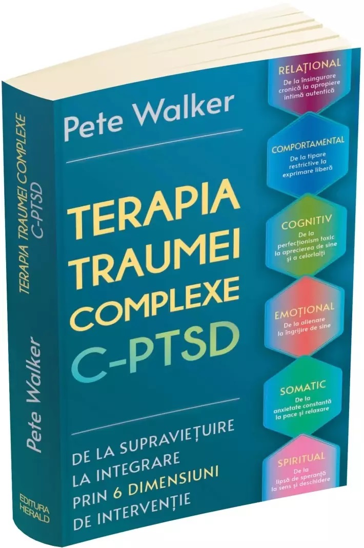 Coperta cărții 'Terapia Traumei Complexe C-PTSD - Pete Walker'