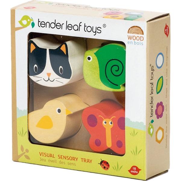 Tabla senzoriala cu efecte tactile. Touch sensory tray. 5 piese