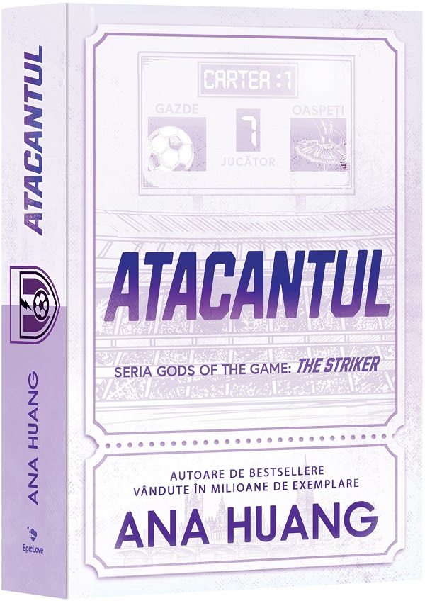 Coperta cărții 'Atacantul. Seria Gods of the Game Vol.1 - Ana Huang'