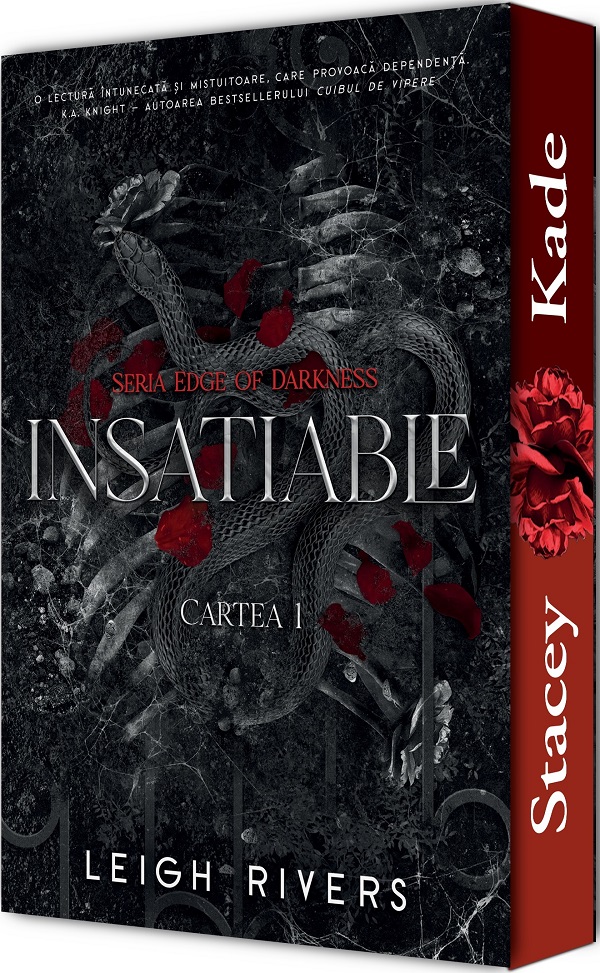 Coperta cărții 'Insatiable. Seria Edge of Darkness Cartea 1 - Leigh Rivers'