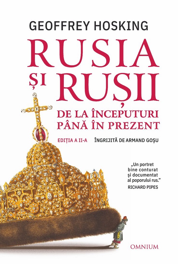 Coperta cărții 'Rusia și rușii. De la începuturi până în prezent - Geoffrey Hosking'