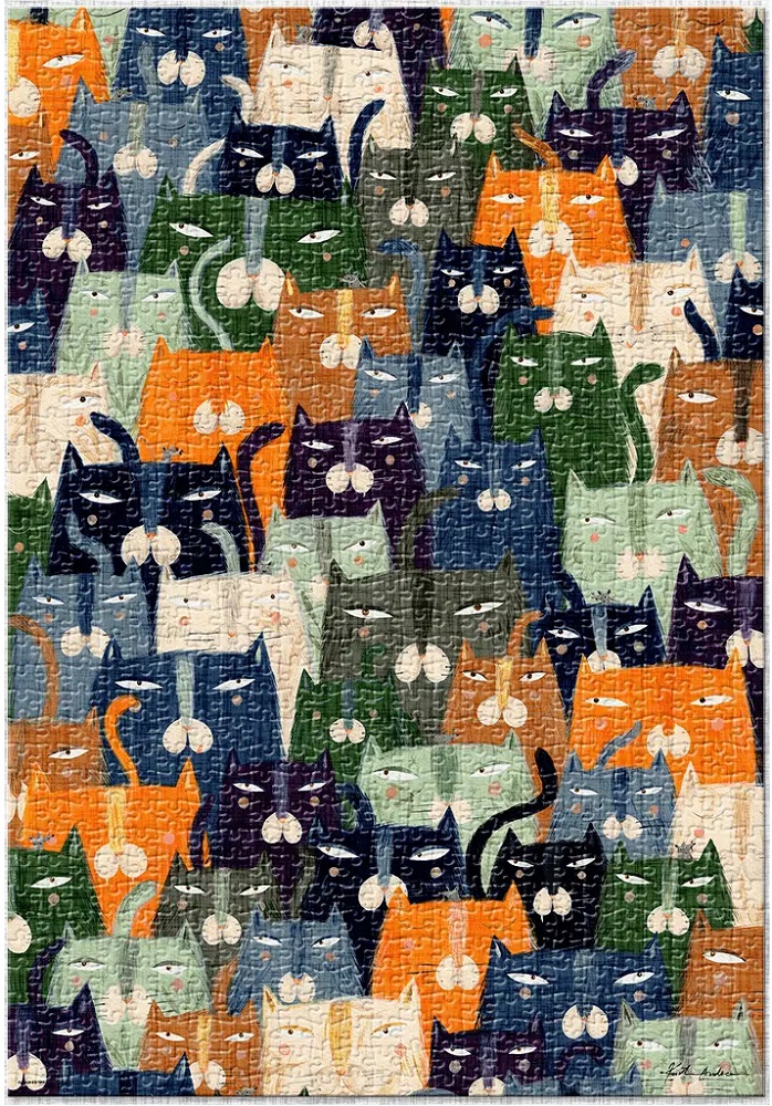 Imaginea produsului 'Puzzle 1000: Kürti Andrea. Cats'