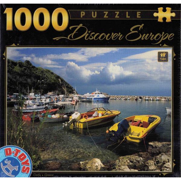Puzzle 1000: Discover Europe. Corfu, Grecia