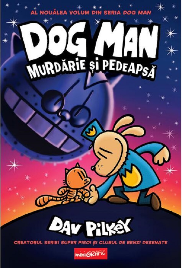 Coperta cărții 'Murdărie și pedeapsă. Seria Dog Man Vol.9 - Dav Pilkey'