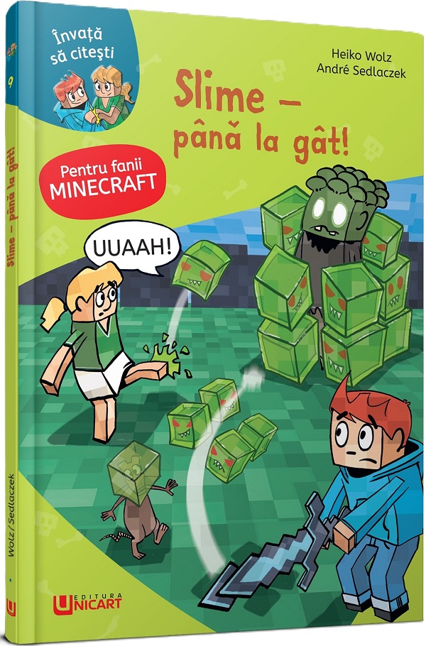 Coperta cărții 'Minecraft. Slime. Până la gât! - Heiko Wolz'