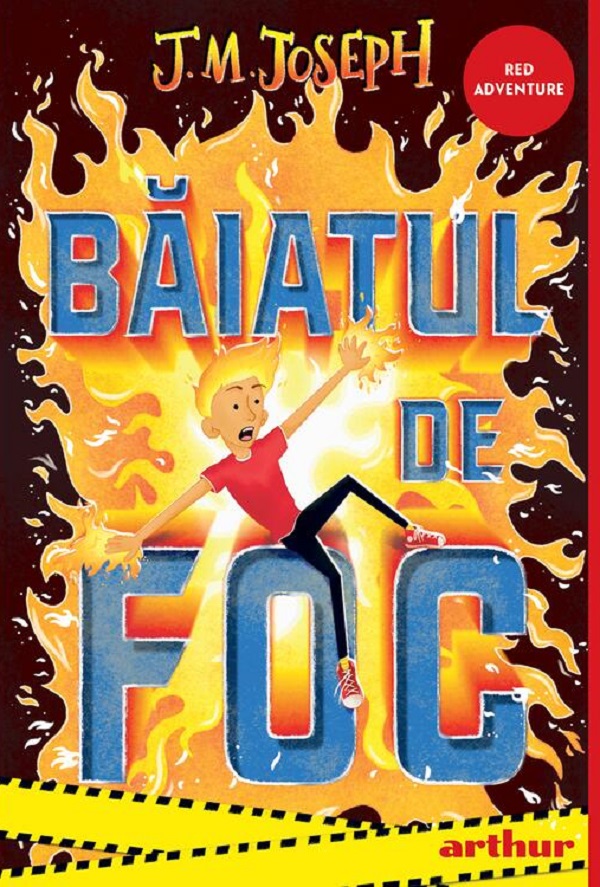 Coperta cărții 'Băiatul de foc - J.M. Joseph'