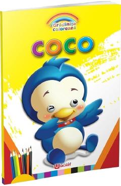 Coperta cărții 'Coco. Grădinița colorează'