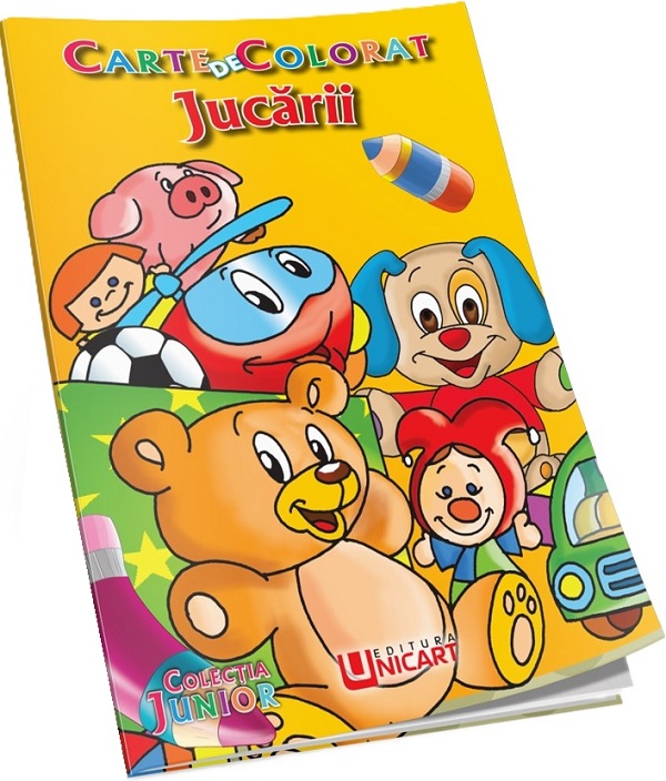 Coperta cărții 'Jucării. Carte colorat'