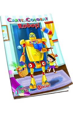 Roboti. Carte de colorat