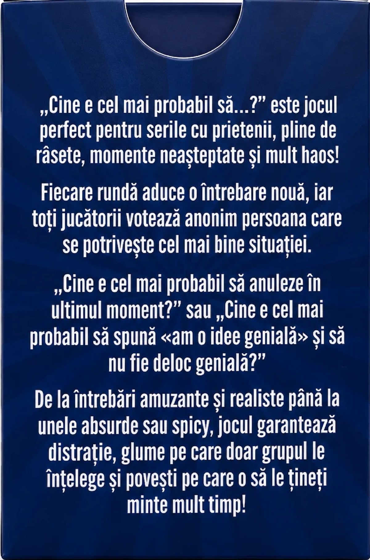 Imaginea produsului 'Joc de societate. Cine e cel mai probabil să...?'