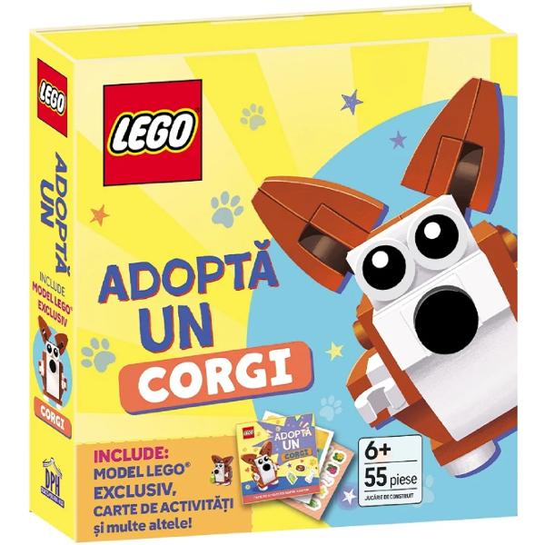 Lego. Adopta un Corgi. Activitati pentru micii iubitori de animale