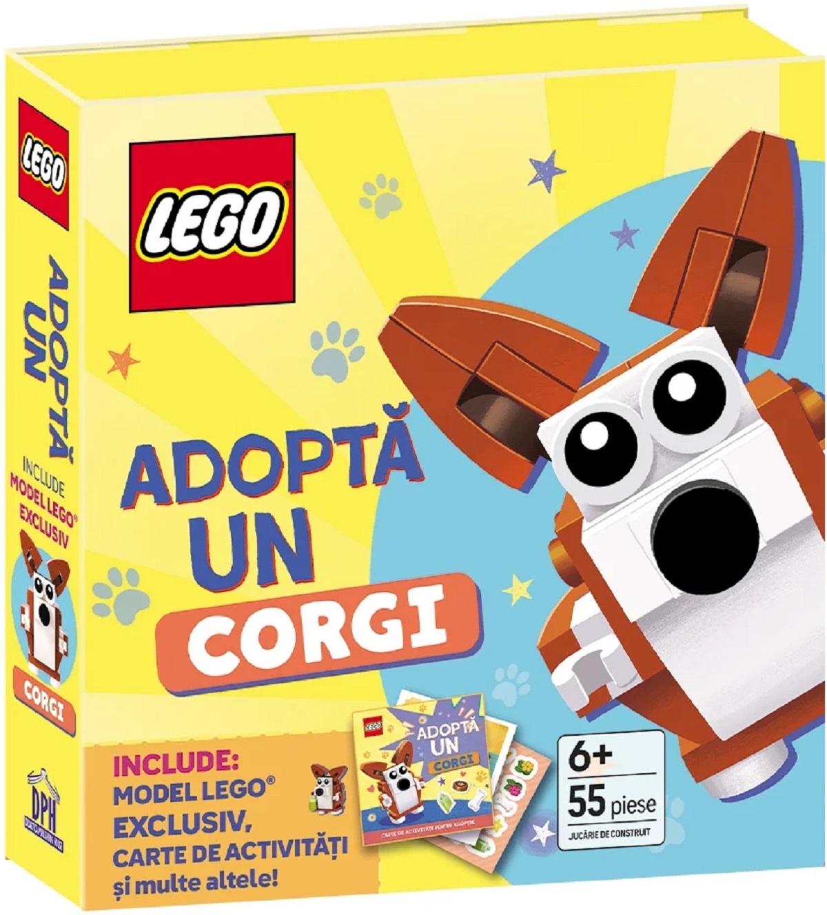 Imaginea produsului 'Lego. Adoptă un Corgi. Activități pentru micii iubitori de animale'
