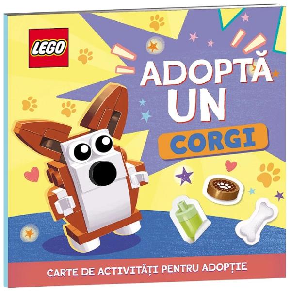 Lego. Adopta un Corgi. Activitati pentru micii iubitori de animale