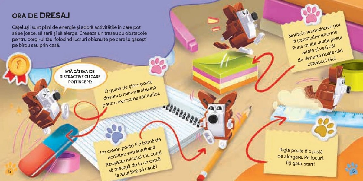 Imaginea produsului 'Lego. Adoptă un Corgi. Activități pentru micii iubitori de animale'