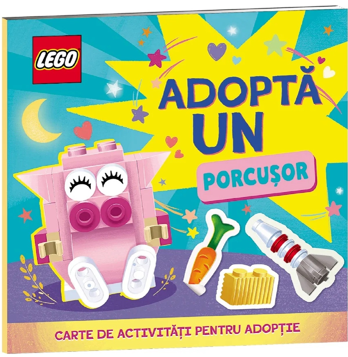 Imaginea produsului 'Lego. Adoptă un purceluș. Activități pentru micii iubitori de animale'