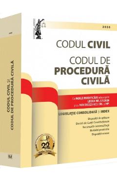 Coperta cărții 'Codul civil. Codul de procedură civilă 2026 - Dan Lupașcu'