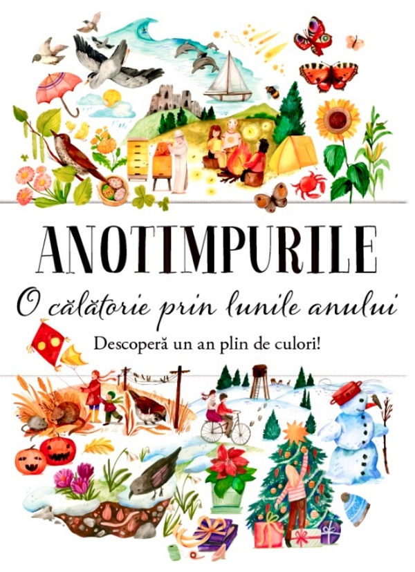 Coperta cărții 'Anotimpurile. O călătorie prin lunile anului - Jana Sedláčková'