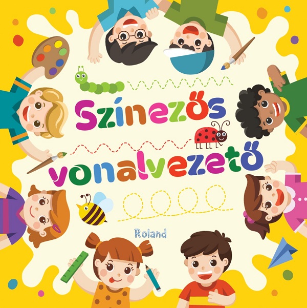 Coperta cărții 'Színezős vonalvezető'