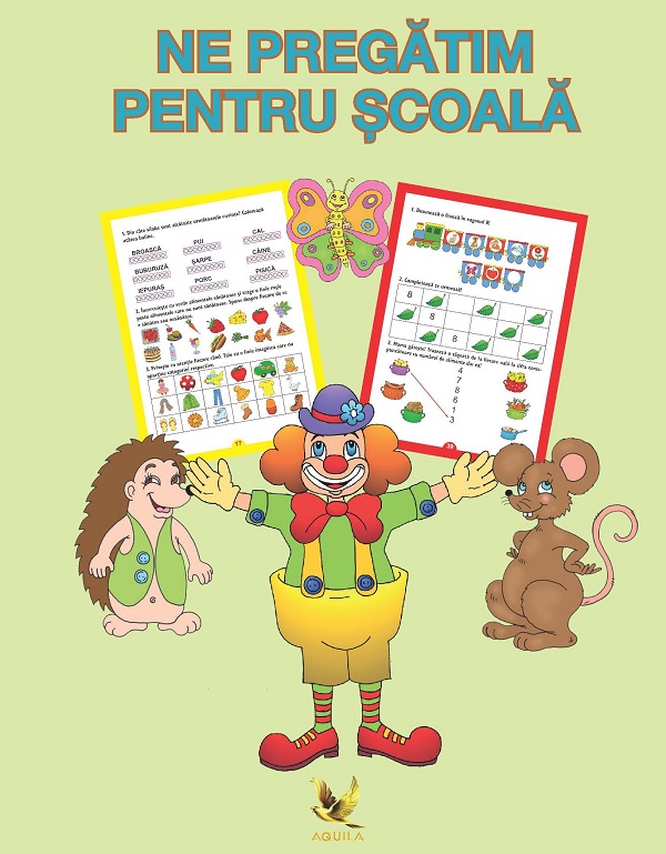 Coperta cărții 'Ne pregătim pentru școală'