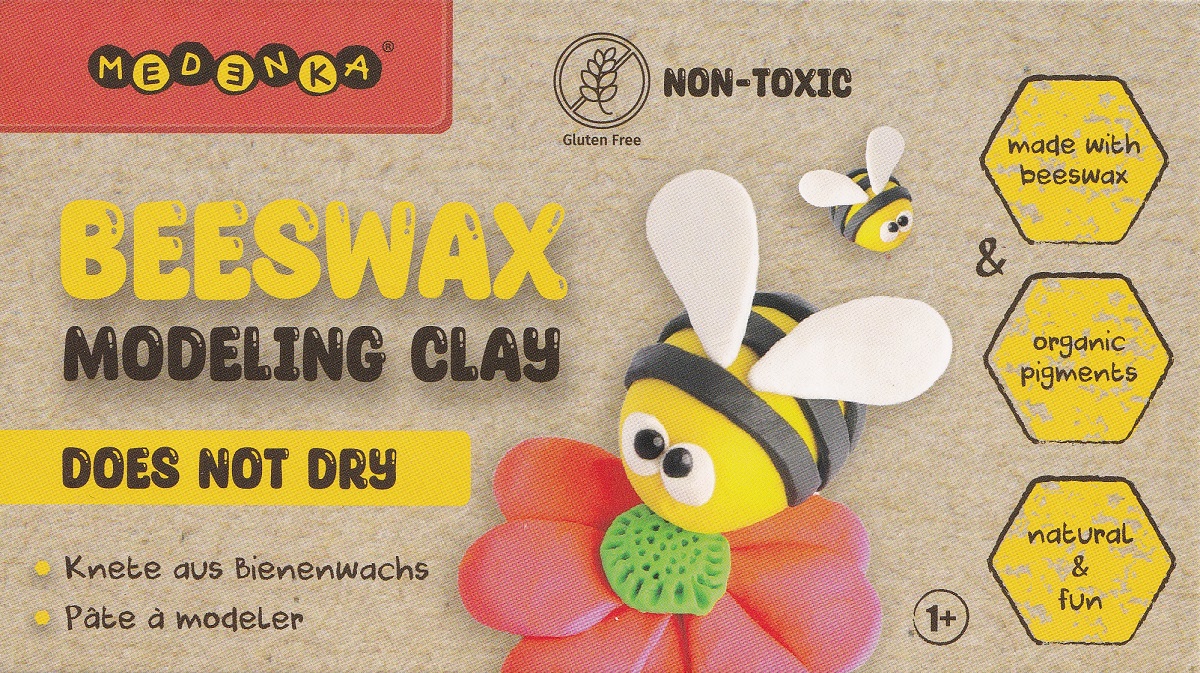 Imaginea produsului 'Plastilină din ceară de albine. Set 6 culori'