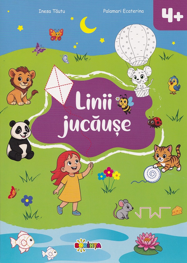 Coperta cărții 'Linii jucăușe 4 ani+'