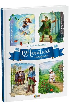 Coperta cărții 'Aventuri curajoase. Clubul micilor cititori - Diana Dobrovolschi'