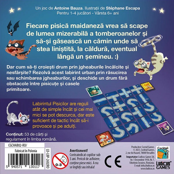 Imaginea produsului 'Joc de cărți. Labirintul pisicilor'