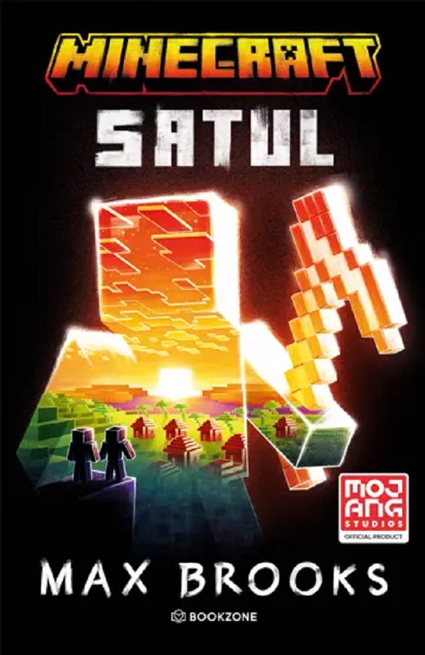 Coperta cărții 'Minecraft: Satul - Max Brooks'