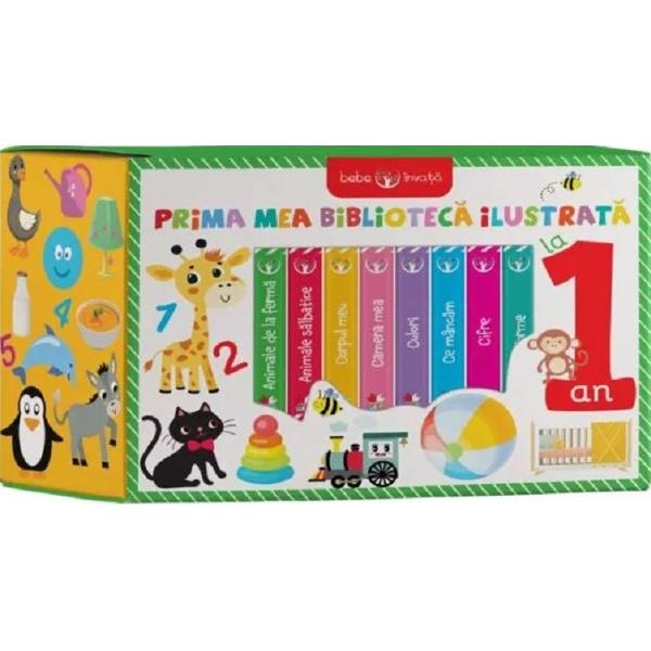 Prima mea biblioteca ilustrata. Bebe invata