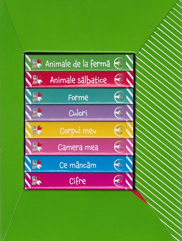Coperta cărții 'Prima mea bibliotecă ilustrată. Bebe învață'