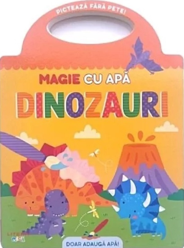 Coperta cărții 'Dinozauri. Magie cu apă'