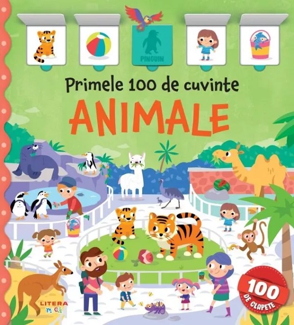 Coperta cărții 'Primele 100 de cuvinte. Animale'
