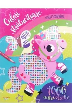 Unicornul. Culori stralucitoare. 1000 de autocolante
