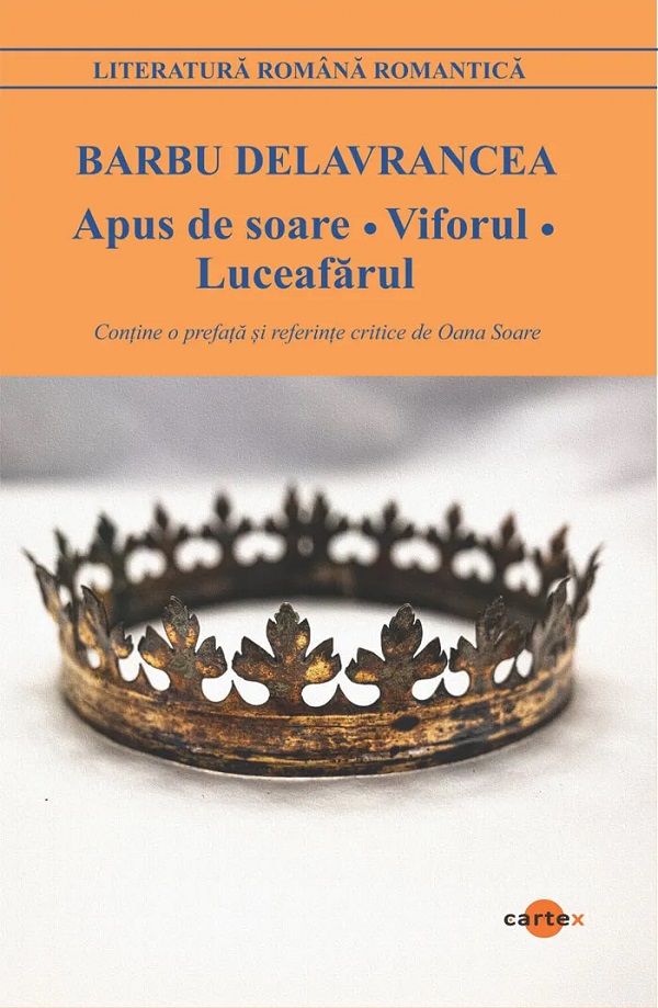 Coperta cărții 'Apus de soare. Viforul. Luceafărul - Barbu Delavrancea'