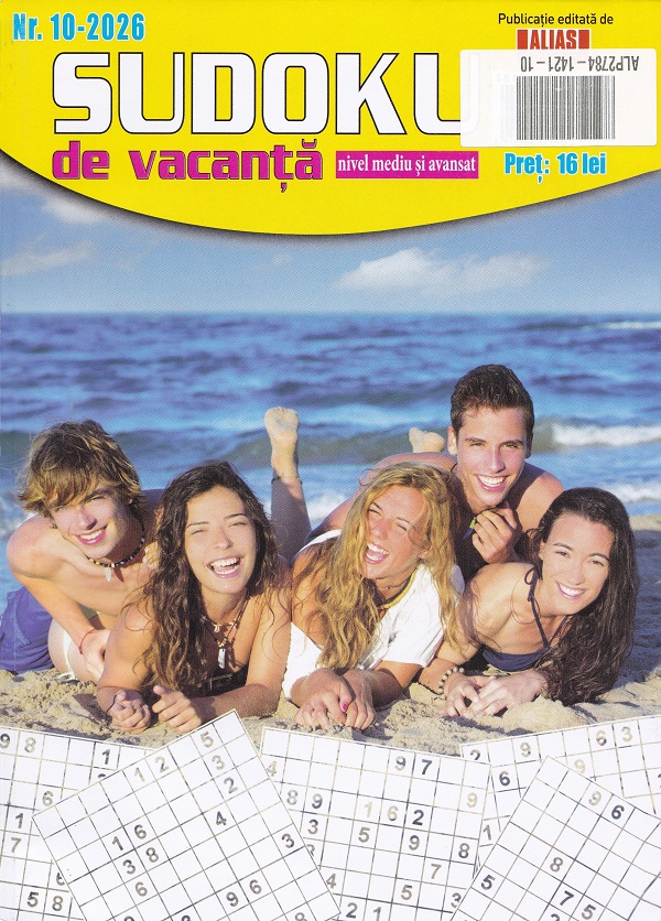Coperta cărții 'Sudoku de vacanță Nr.10 2026'