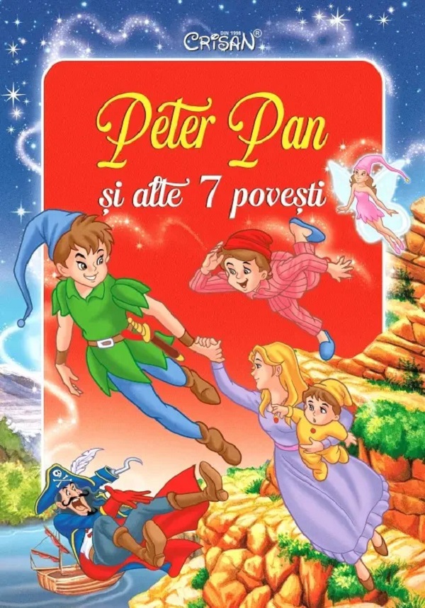 Coperta cărții 'Peter Pan și alte 7 povești'