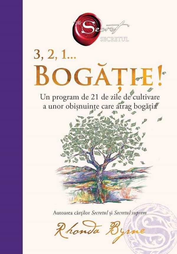 Coperta cărții '3, 2, 1... Bogăție! - Rhonda Byrne'